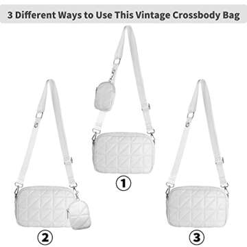 AOCINA Women's Vegan Leather Crossbody Bag for Everyday Use