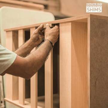 Nelson Wood Shims Contractor Grade Carton 56 Count - 8 Inch Beddar Wood Shims