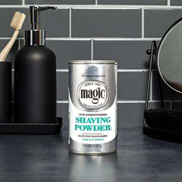 SoftSheen-Carson Magic Razorless Shaving for Men, Magic Skin Conditioning Shaving Powder, with Vitam...