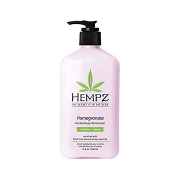HEMPZ Body Lotion - Pomegranate - Bright Citrus Daily Moisturizing Cream - 17oz
