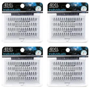 Ardell Individual False Eye Lashes - Long, Natural Look DIY Lash Clusters for Effortless Glam | 4-Pa...