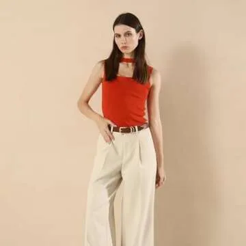 RISANTRY Women's Brown Belts with Gold Buckle Elegant Leather Waist Belt Ladies Belts for Jeans Dress & Casual Wear