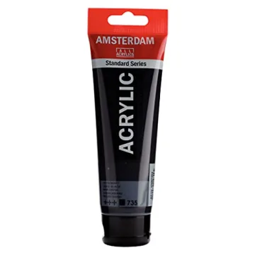 Amsterdam Acrylic Paint 120ml Oxide Black 735 Tube