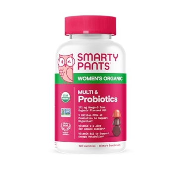 SmartyPants Organic Women's Multivitamin Gummies Sugar-Free