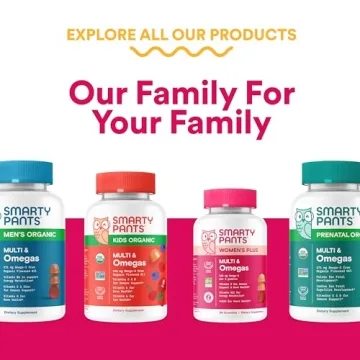 SmartyPants Organic Women's Multivitamin Gummies Sugar-Free