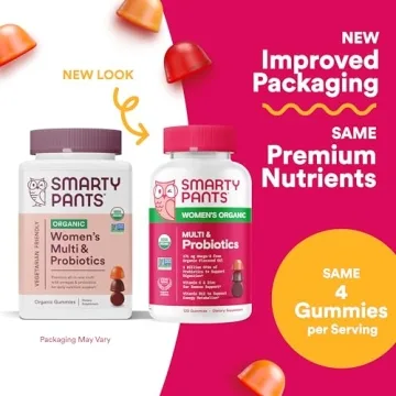 SmartyPants Organic Women's Multivitamin Gummies Sugar-Free