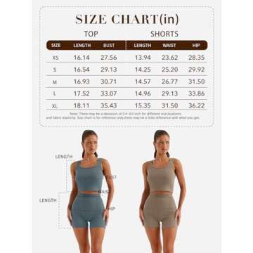 Trendy Queen 2 Piece Lounge Sets for Women Matching Workout Set Cropped Tank Tops and High Waist Yoga Leggings Active Wear, Large, Black