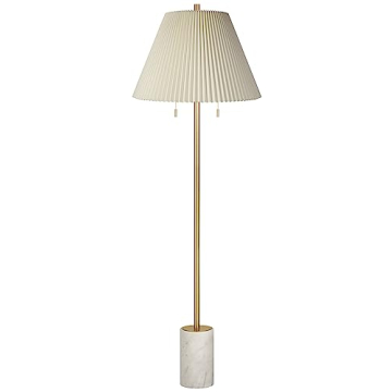 Possini Euro Design Milan 66" Tall Floor Lamp in Gold