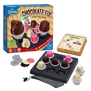 Think Fun Chocolate Fix Board Game - Fun Logic Puzzles for All Ages