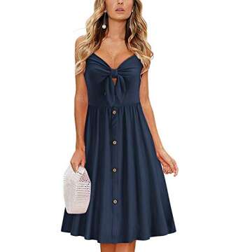 VOTEPRETTY Women's Summer Dresses Sundresses - Versatile Beach Outfit & Vacation Style