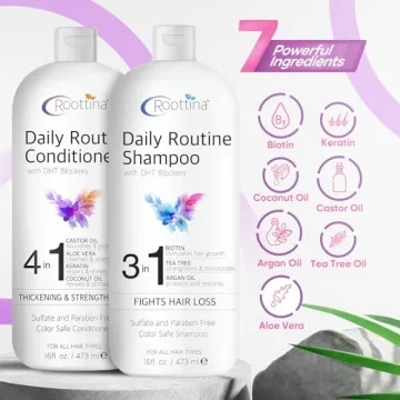 Roottina Shampoo & Conditioner Set for Hair Loss
