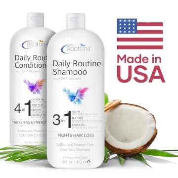 Roottina Shampoo & Conditioner Set for Hair Loss