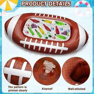 Erweicet Inflatable Football Cooler for Parties & Events