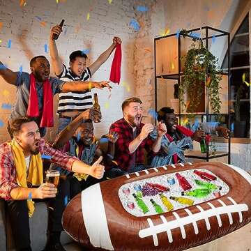 Erweicet Inflatable Football Cooler for Parties & Events
