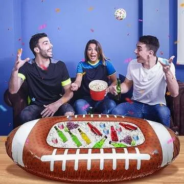 Erweicet Inflatable Football Cooler for Parties & Events