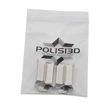 Original Ender 3 Pro Bed Clips Clamp 7mm for Creality Ender 3 V2 Ender 3S Ender 5 Pro Ender 7 CR-20 PRO CR-10S Pro 3D Printer Heated Bed Glass Bed Platform (Bed Clips)