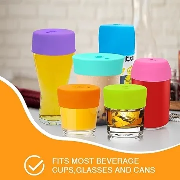 Drink Protection Cover | Reusable Silicone Beverage Safety
