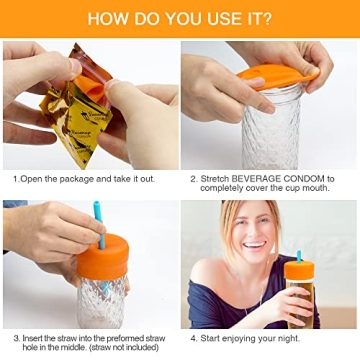 Drink Protection Cover | Reusable Silicone Beverage Safety