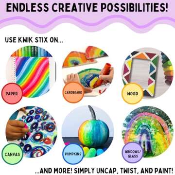 Kwik Stix Metallic Paint Sticks for Kids