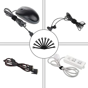 FABROK Cable Management Box with 10 Ties - Organize Wires