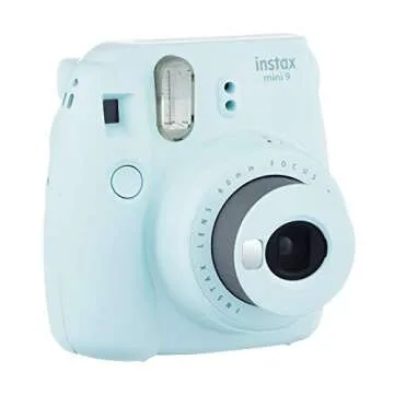 Fujifilm instax Mini 9 Instant Camera Ice Blue Bundle
