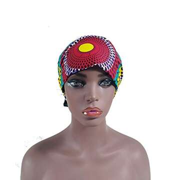 Stylish African Print Head Wrap - Versatile 72" Head Tie