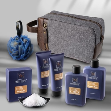 Luxury Men's Skin Care Gift Basket - YARD HOUSE Spa Set
