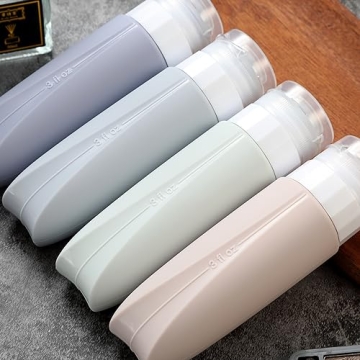 TSA Approved Travel Bottles for Toiletries - 4 Pack