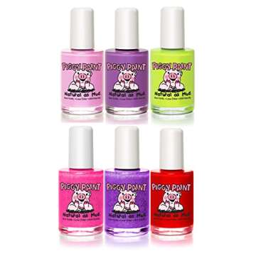 Piggy Paint | 100% Non-Toxic Girls Nail Polish | Safe, Cruelty-free, Vegan, & Low Odor for Kids | Lo...
