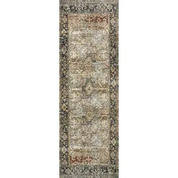Loloi Layla Vintage Rug Soft Durable Easy Clean Runner