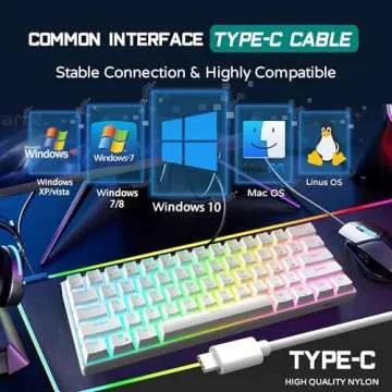 RK61 Compact RGB Mechanical Gaming Keyboard for All