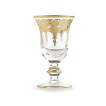 Vetro Gold Water Wine Glass Set of 4 for Elegant Dining