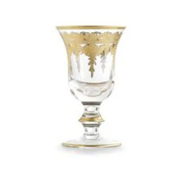 Vetro Gold Water Wine Glass Set of 4 for Elegant Dining