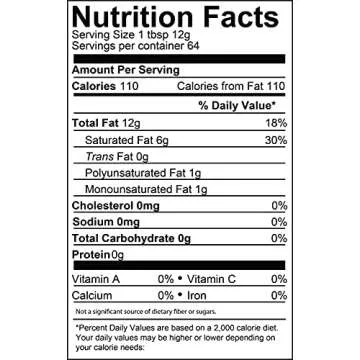 Palm Oil - 1 Quart - 32 oz - RSPO Certified - Sustainable - Food Grade - Kosher - Not Hydrogenated - safety sealed HDPE container with resealable cap