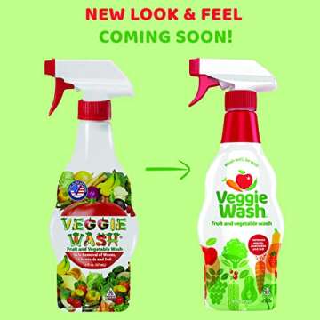 Veggie Wash Fruit & Vegetable Wash, Produce Wash and Cleaner, 16-Fluid Ounce