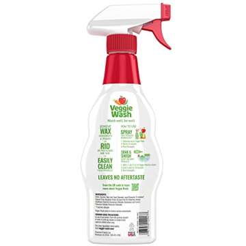 Veggie Wash Fruit & Vegetable Wash, Produce Wash and Cleaner, 16-Fluid Ounce