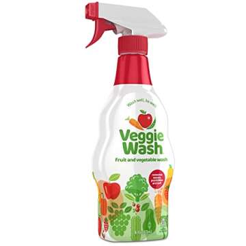 Veggie Wash Fruit & Vegetable Wash, Produce Wash and Cleaner, 16-Fluid Ounce