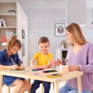 ZMLM Scratch Art Bookmarks DIY Kit for Kids' Fun