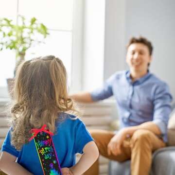 ZMLM Scratch Art Bookmarks DIY Kit for Kids' Fun