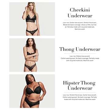 Victoria's Secret Dream Angels Lace Cheekini Panty for Women