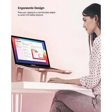Nulaxy C3 Ergonomic Laptop Stand for Better Posture