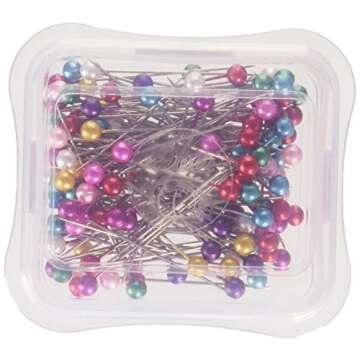 Dritz 64 Pearlized Pins for Crafting and Sewing