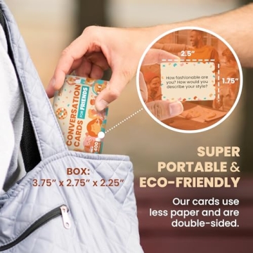 Prompta 400 Conversation Cards for Engaging Friendships