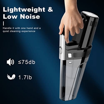 DRECELL Car Vacuum with 7000PA Suction Power