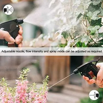 REPUGO Empty Spray Bottles, 20oz Adjustable Nozzle Hair Spray Bottles, 600ml Durable Spray Bottles for Cleaning Solutions, Multi Purpose Use Pressure Watering Can for Indoor Outdoor Plants.