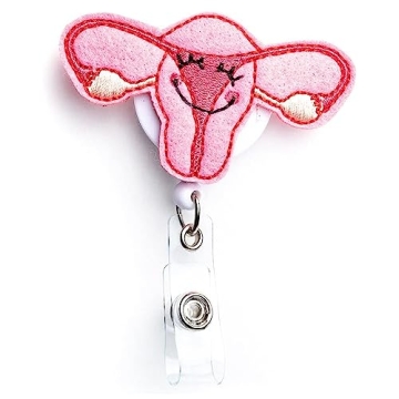 Nurseology Nurse Badge Reel Retractable – Nursing Name Badge Holder – Felt Badge Reel for Nurses...