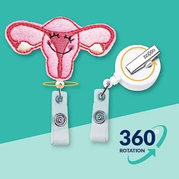 Cute Retractable Badge Reel for Nurses & Students