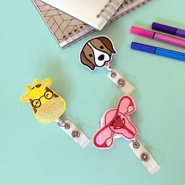 Cute Retractable Badge Reel for Nurses & Students