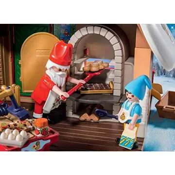Playmobil Christmas Bakery with Cookie Cutters for Kids