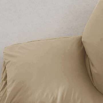 Hixiaohe Women's Winter Crop Vest Puffer Lightweight Stand Collar Padded Vest Zip Up Sleeveless Jacket(Beige,L)